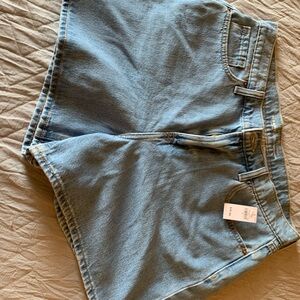 Old Navy Blue Jean Shorts with Relaxed Fit and Cut-Off Hem